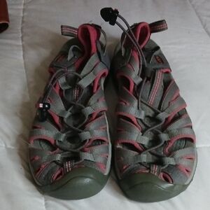 Keen Gray and Pink Hiking Sandals